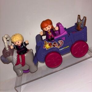 Fisher Price Little People Disney Frozen Kristoffs Wagon Sleigh Ride Figures